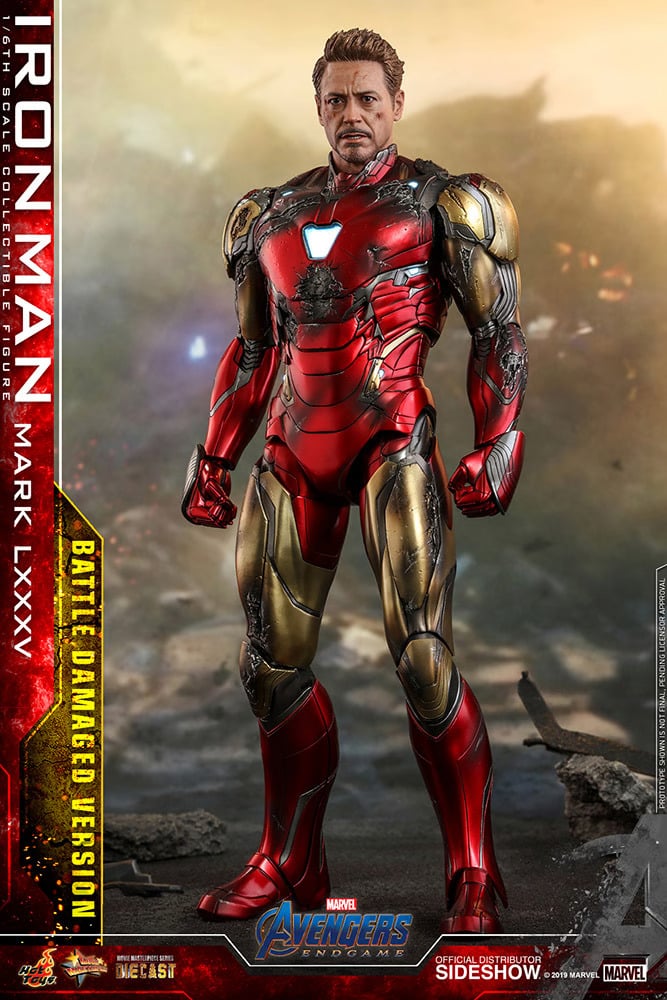 Avengers Endgame Iron Man Mark LXXV Battle-Damaged Sixth Scale Figure Exclusive Edition