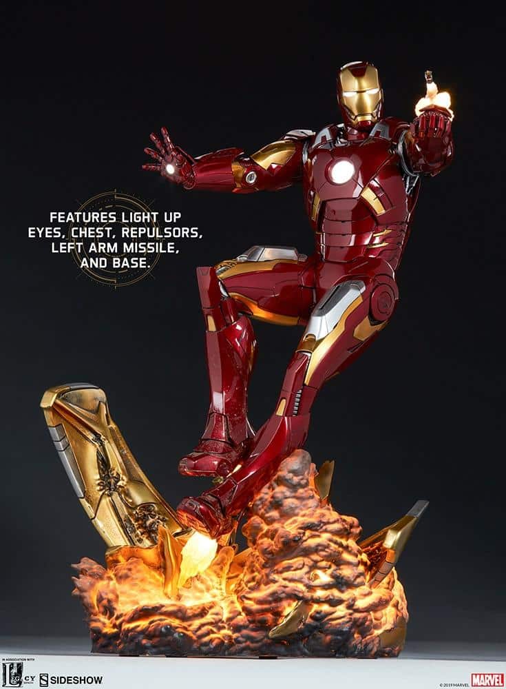 iron man mark vii marvel gallery d d c c b