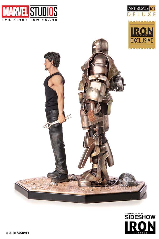 iron studios tony stark and mark art scale marvel gallery cbe ba e