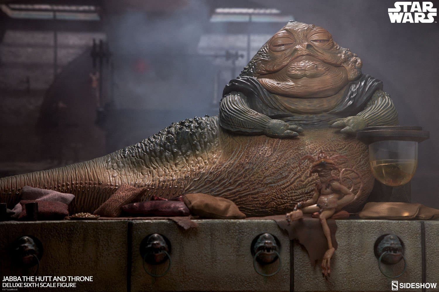 Jabba The Hutt and Throne Sixth Scale Figure Deluxe