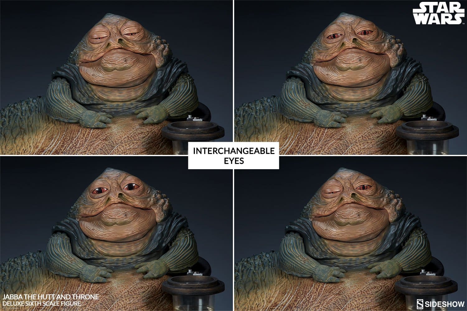 jabba the hutt and throne deluxe star wars gallery c cccb beb