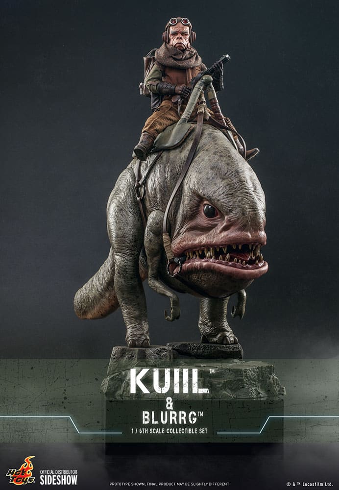 The Mandalorian Kuiil and Blurrg Sixth Scale Figure