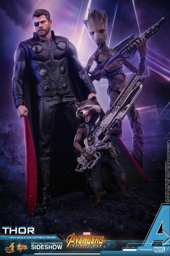 marvel avengers infinity war thor sixth scale figure hot toys
