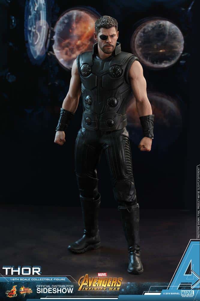marvel avengers infinity war thor sixth scale figure hot toys