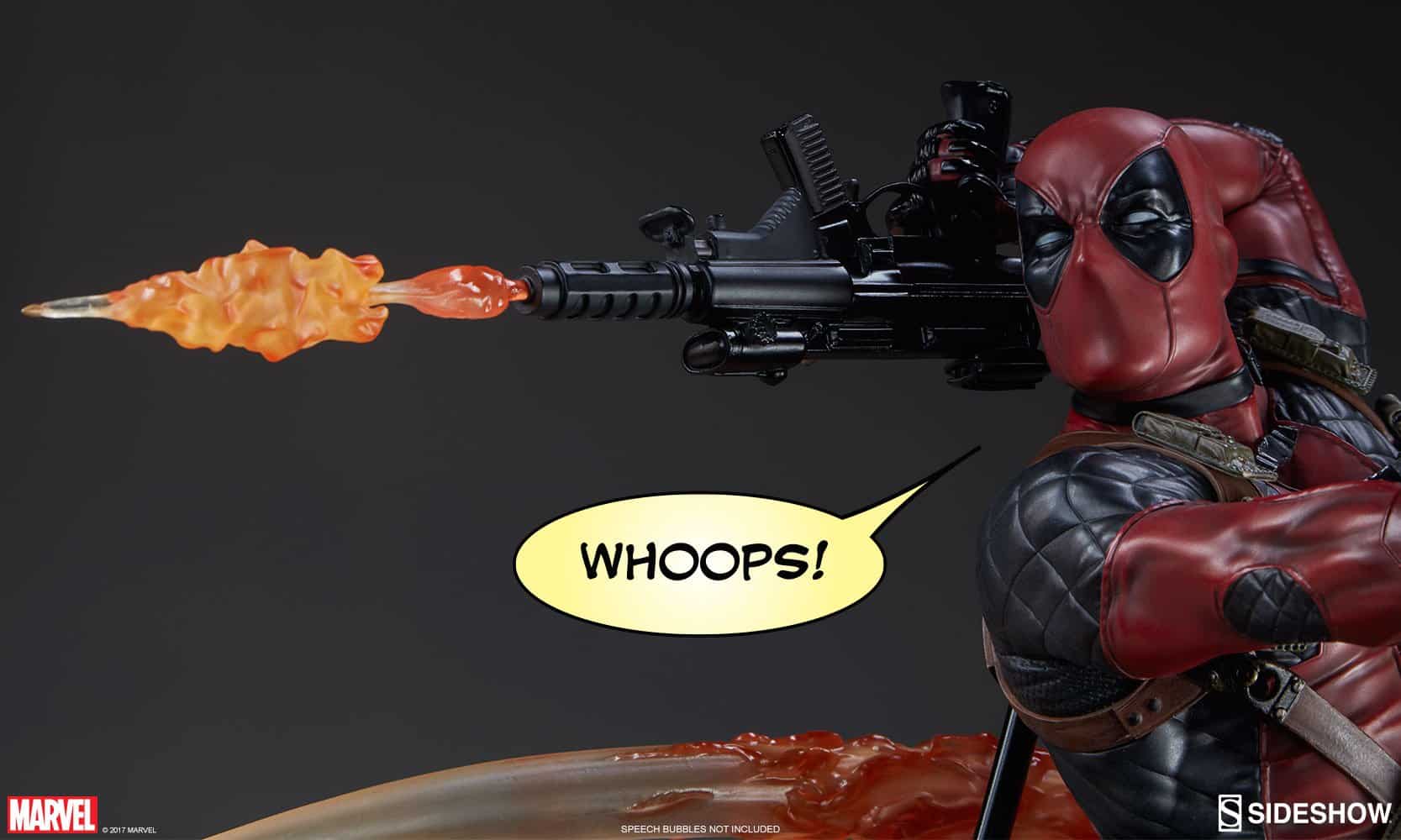 marvel deadpool heat seeker premium format figure sideshow