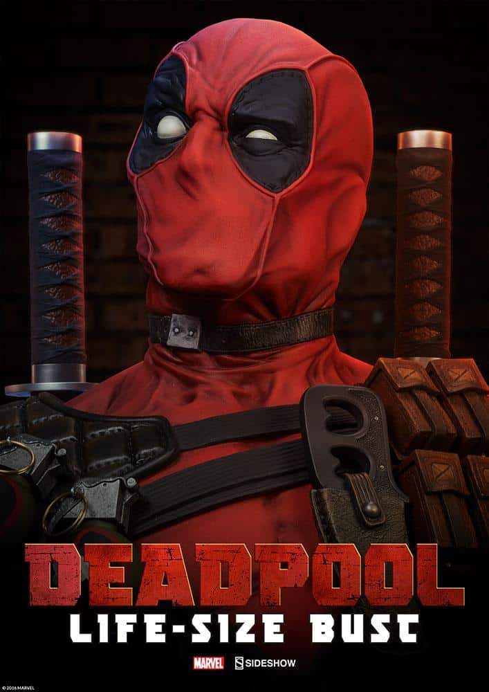 Deadpool Life-Size Bust