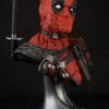 marvel deadpool life size bust