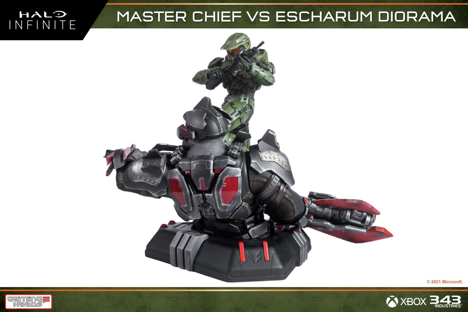 master chief vs escharum halo infinite gallery b c d