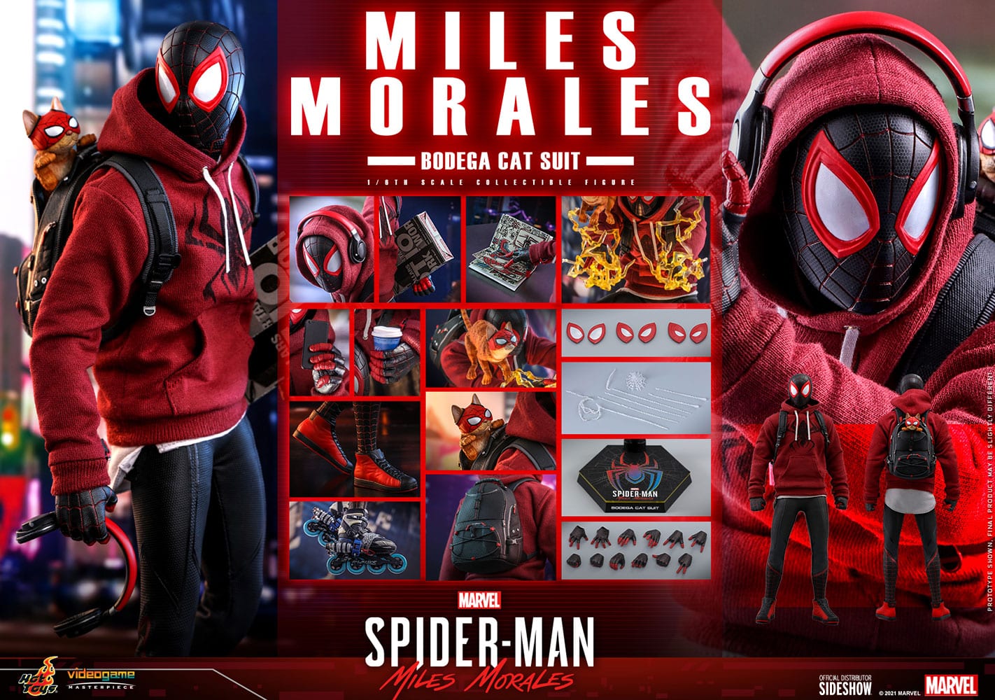 miles morales bodega cat suit marvel gallery b db