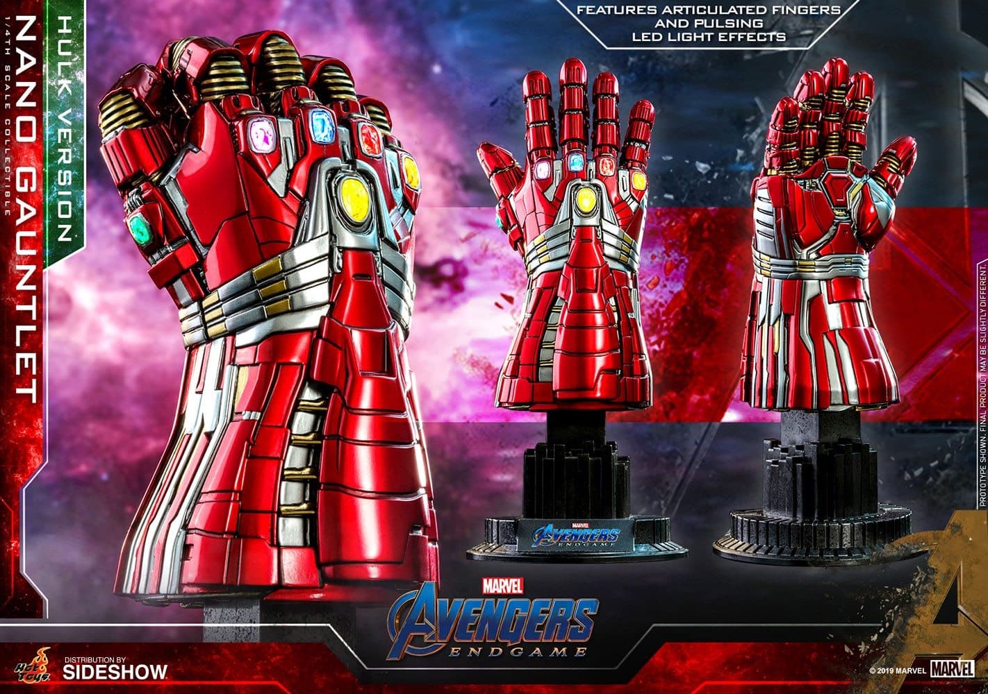nano gauntlet hulk version marvel gallery cd bd