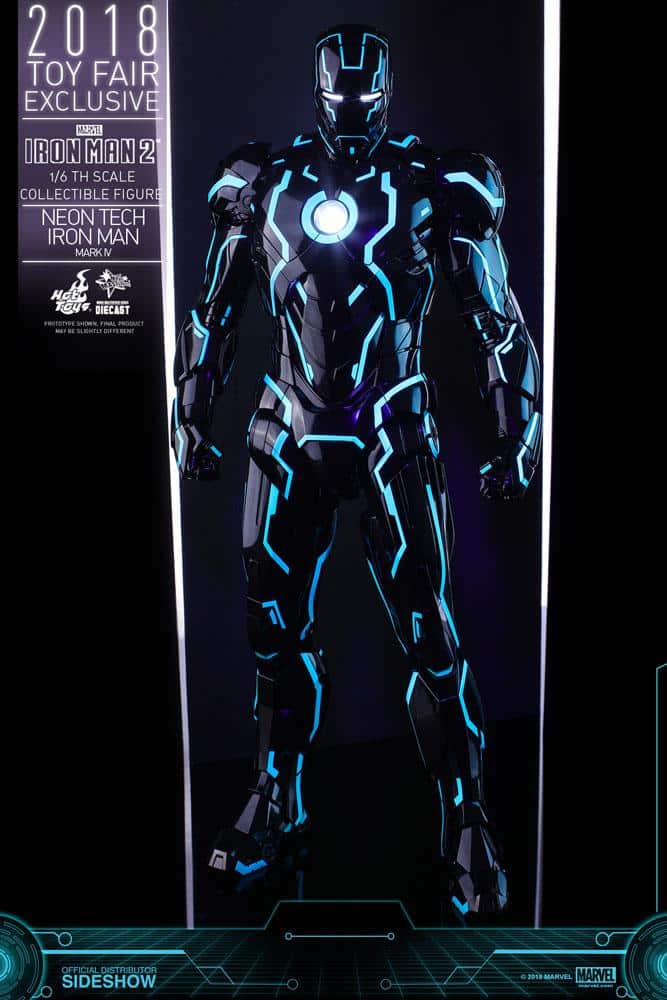 neon tech iron man mark iv marvel gallery c bcb