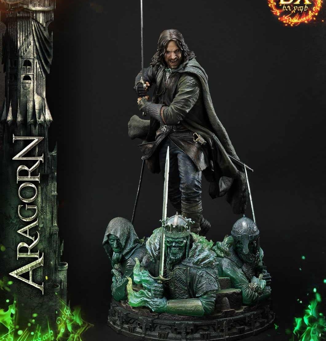 Prime 1 Studio Aragorn Statue 1/4 Scale Limited Lord Of The Rings Collectible