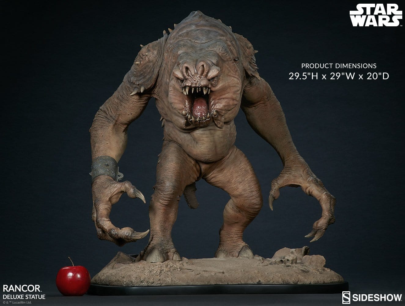 rancor deluxe statue star wars gallery dd b cb