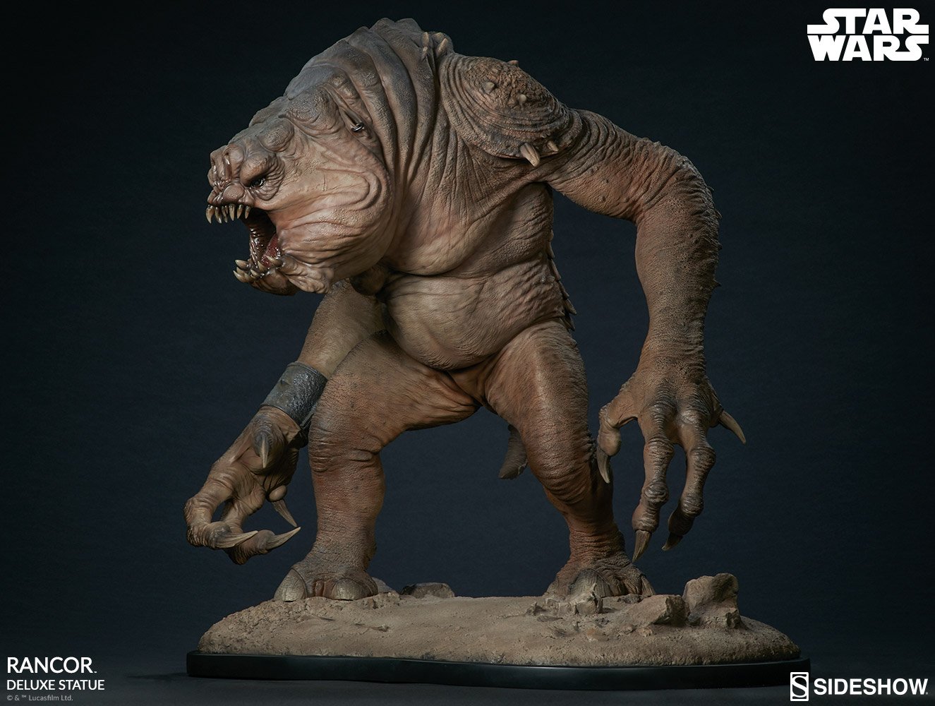 rancor deluxe statue star wars gallery dd b d
