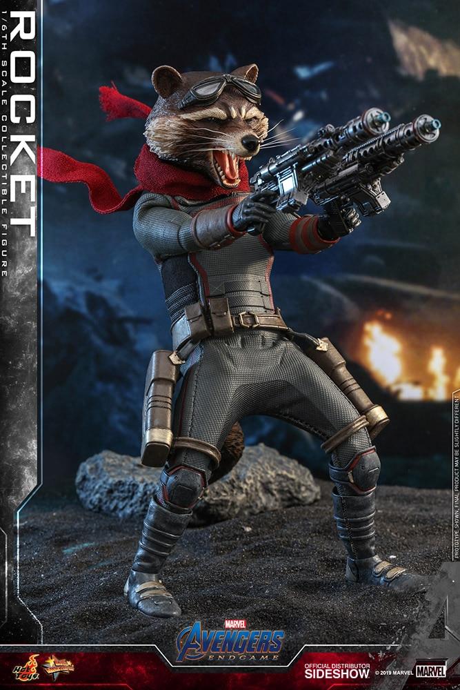rocket sixth scale figure marvel gallery d ff c