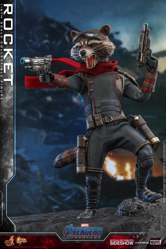 rocket sixth scale figure marvel gallery d ff e