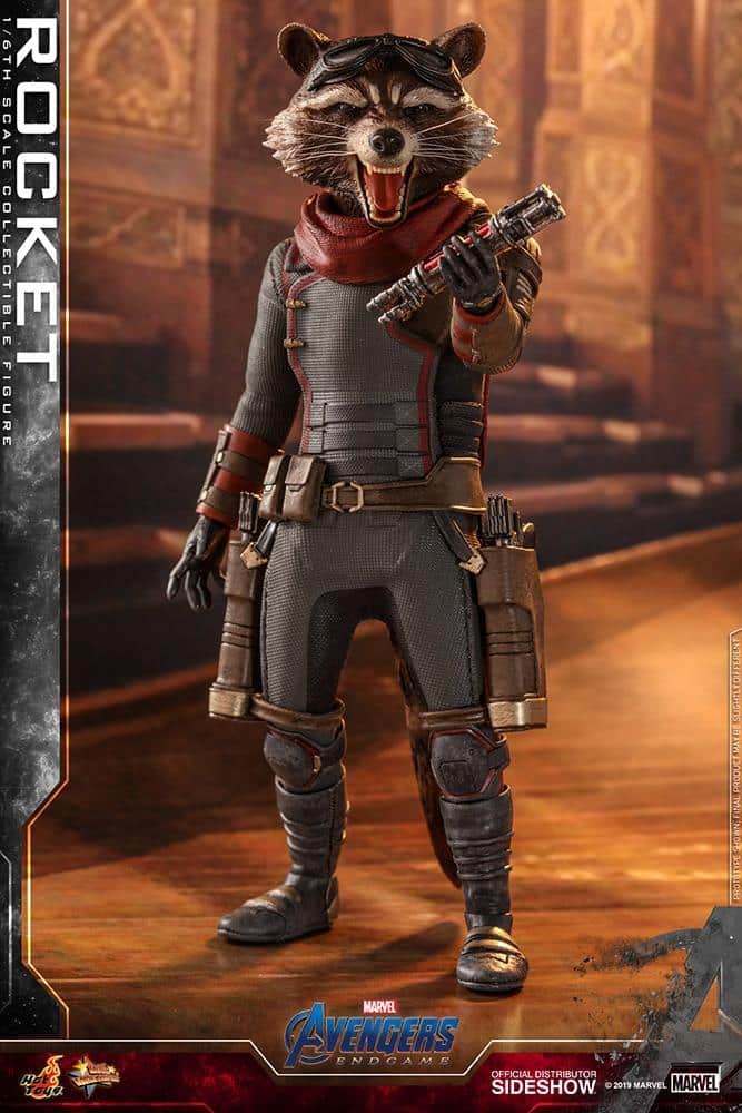 rocket sixth scale figure marvel gallery d ff c