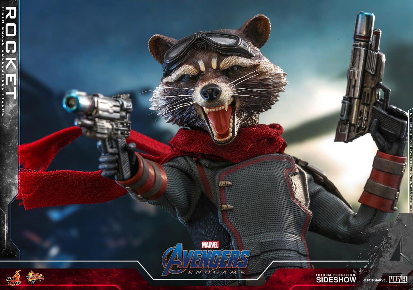 rocket sixth scale figure marvel gallery d ff bdc