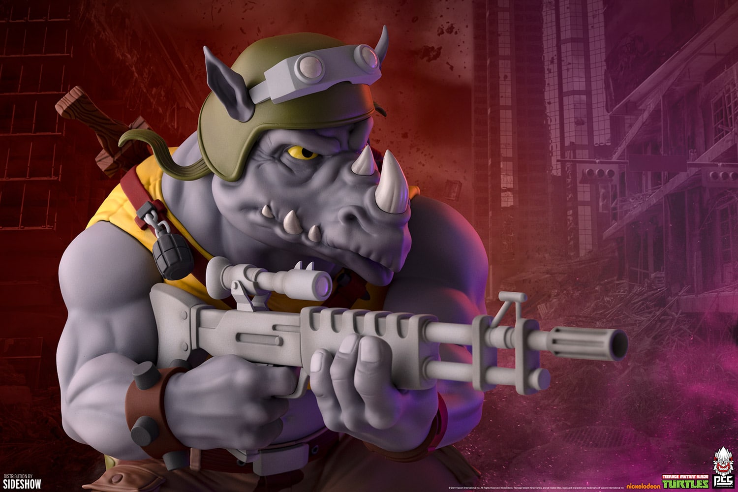 rocksteady statue pcs tmnt gallery cc eb