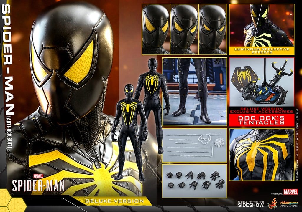 spider man anti ock suit deluxe marvel gallery f e c b e x