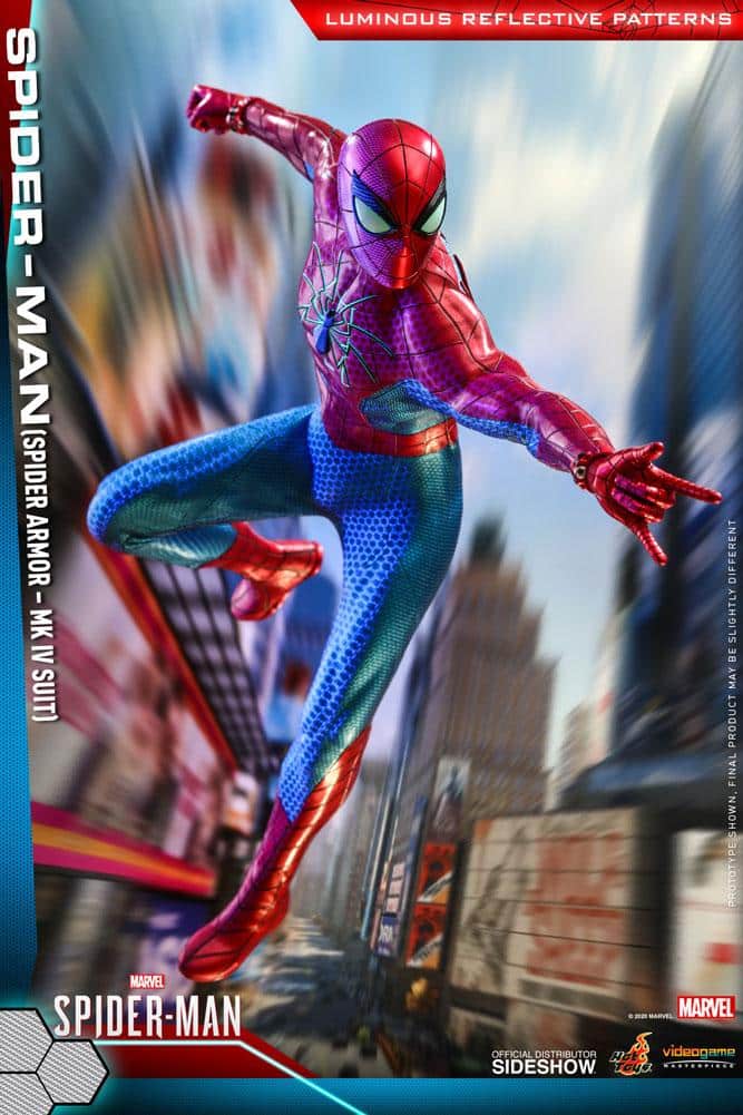 spider man spider armor mk iv suit marvel gallery ed cce edf