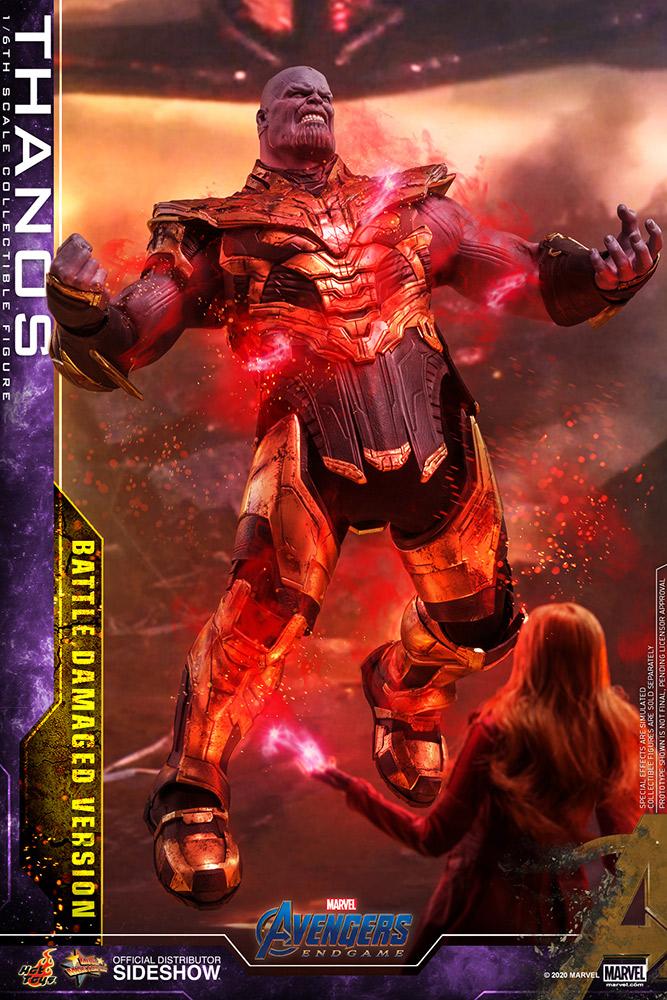 thanos battle damaged version marvel gallery e b d