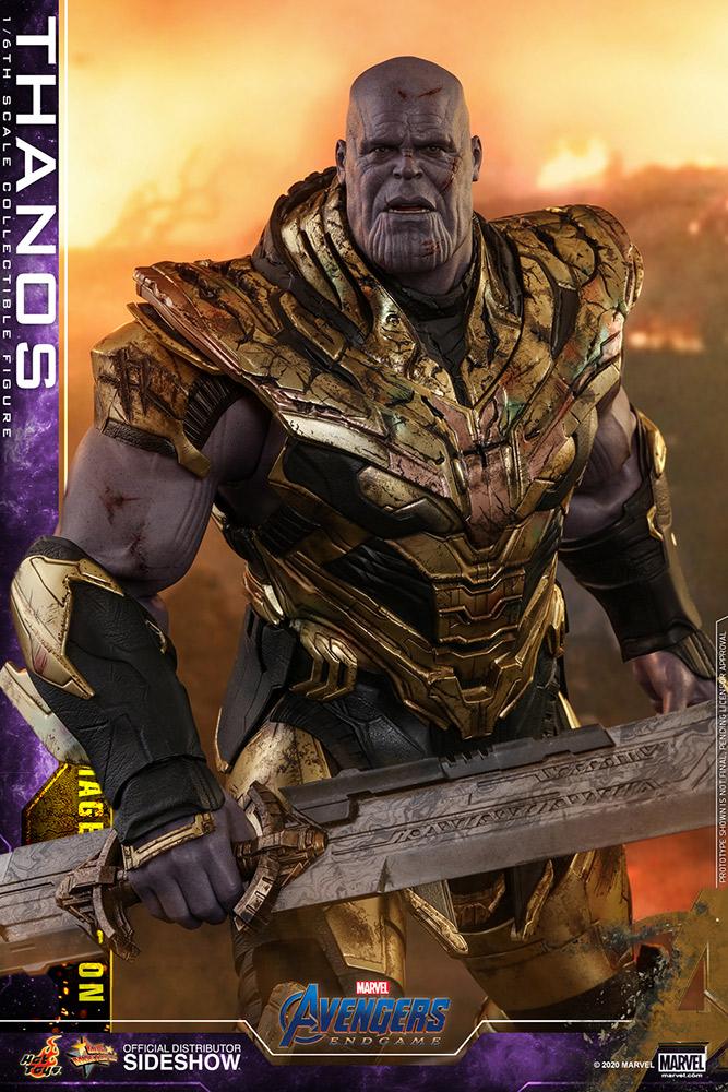 thanos battle damaged version marvel gallery e b d