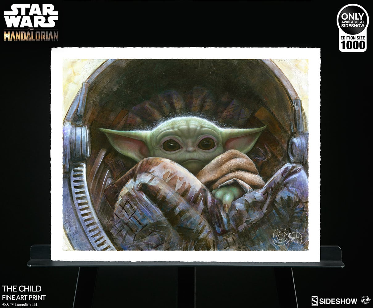 Star Wars The Child Art Print by Olivia De Berardinis
