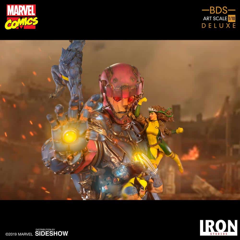 x men vs sentinel deluxe marvel gallery dc de
