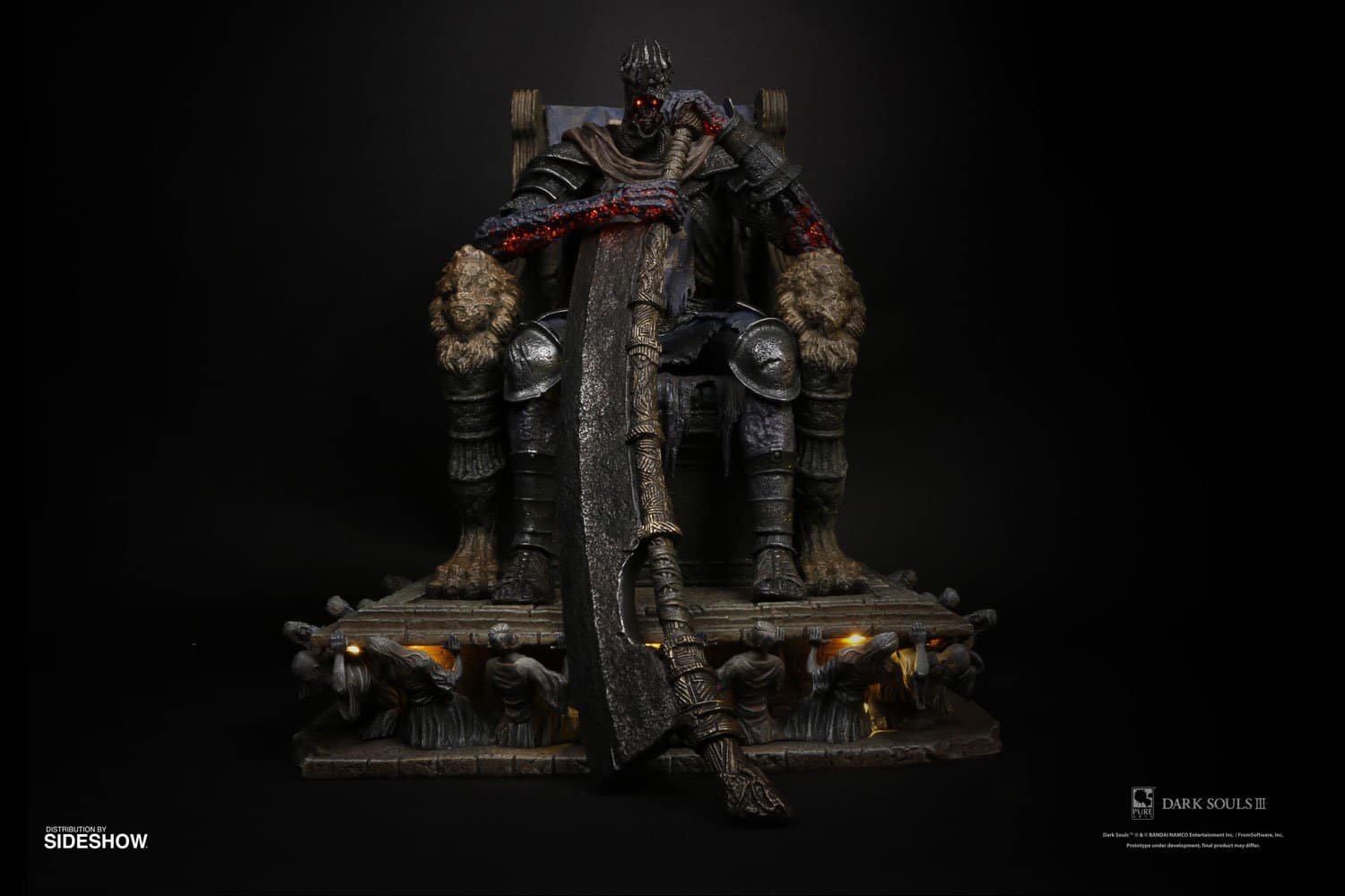 yhorm on throne dark souls gallery dfd c e b