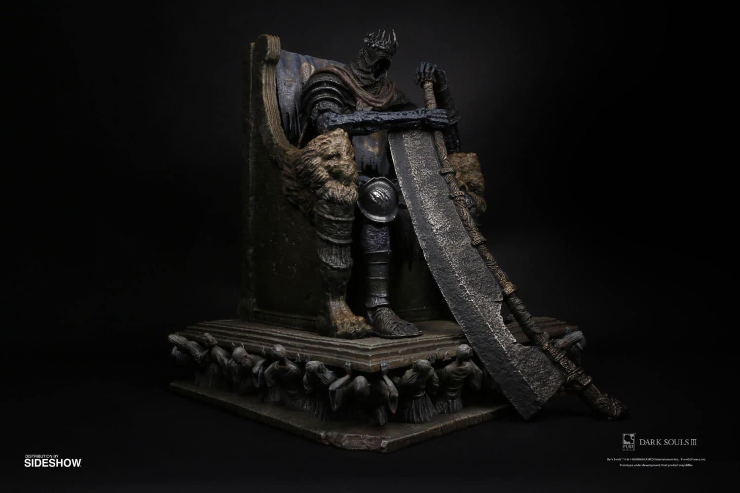 yhorm on throne dark souls gallery dfd ca b