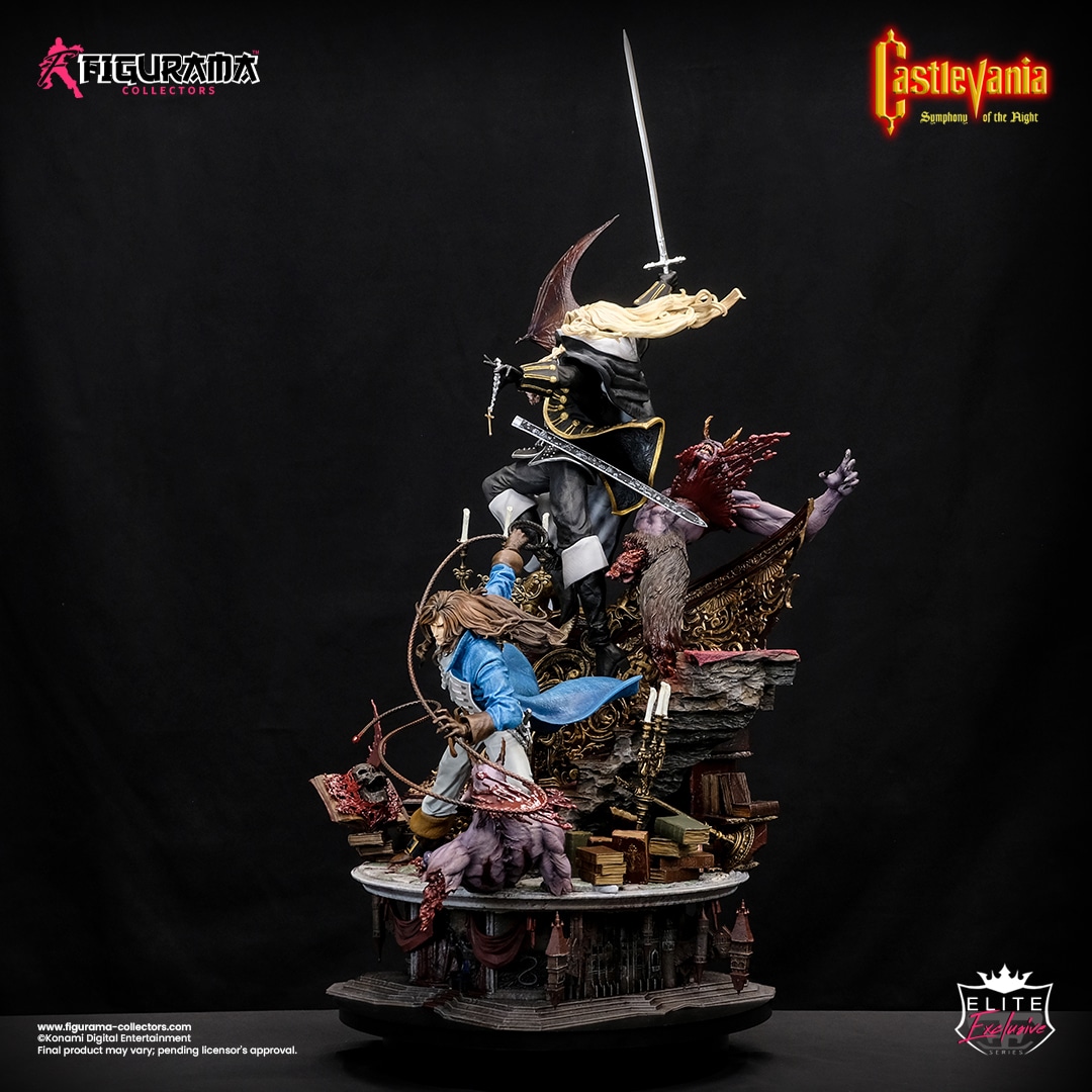 Castlevania Symphony of the Night : Alucard and Richter Statue Elite Exclusive