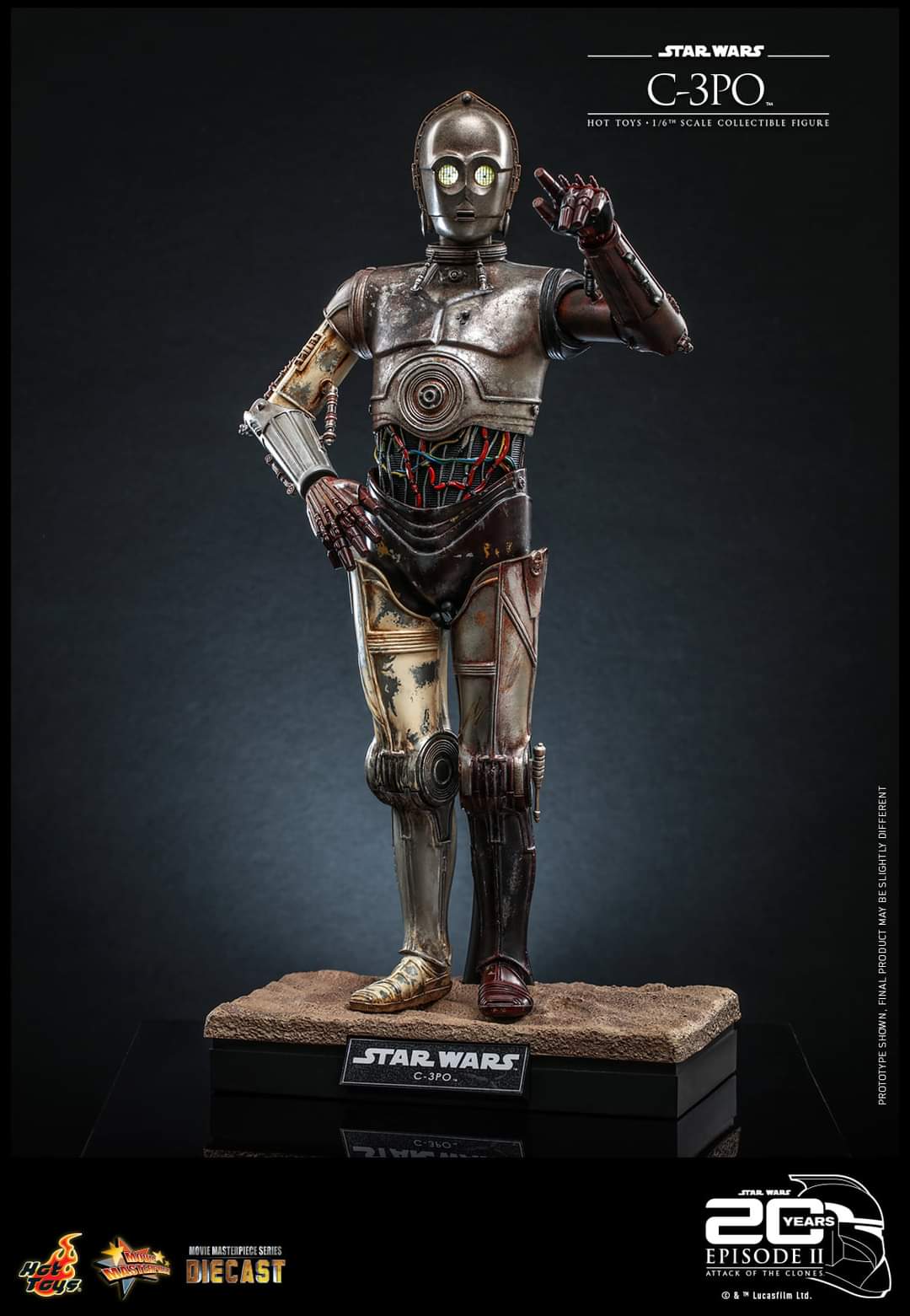 Star Wars Episode 2 C-3PO Sixth Scale Limited Figure