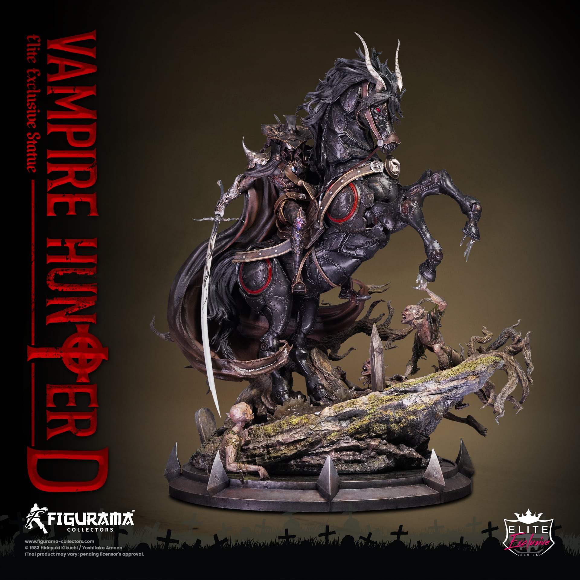 Vampire Hunter D Statue Diorama Elite Exclusive