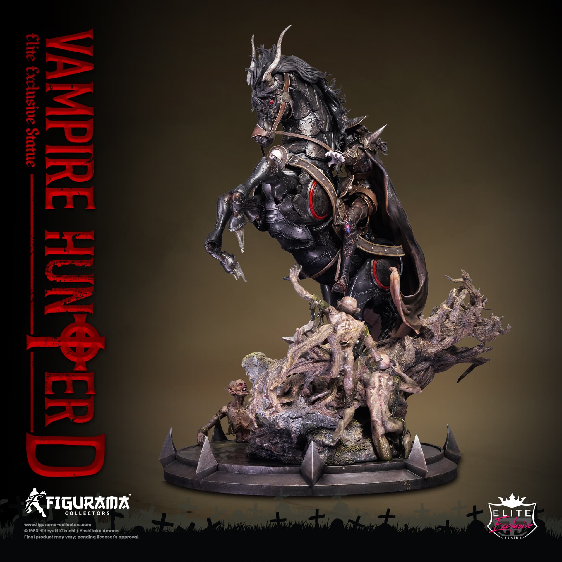 Vampire Hunter D Statue Diorama Elite Exclusive