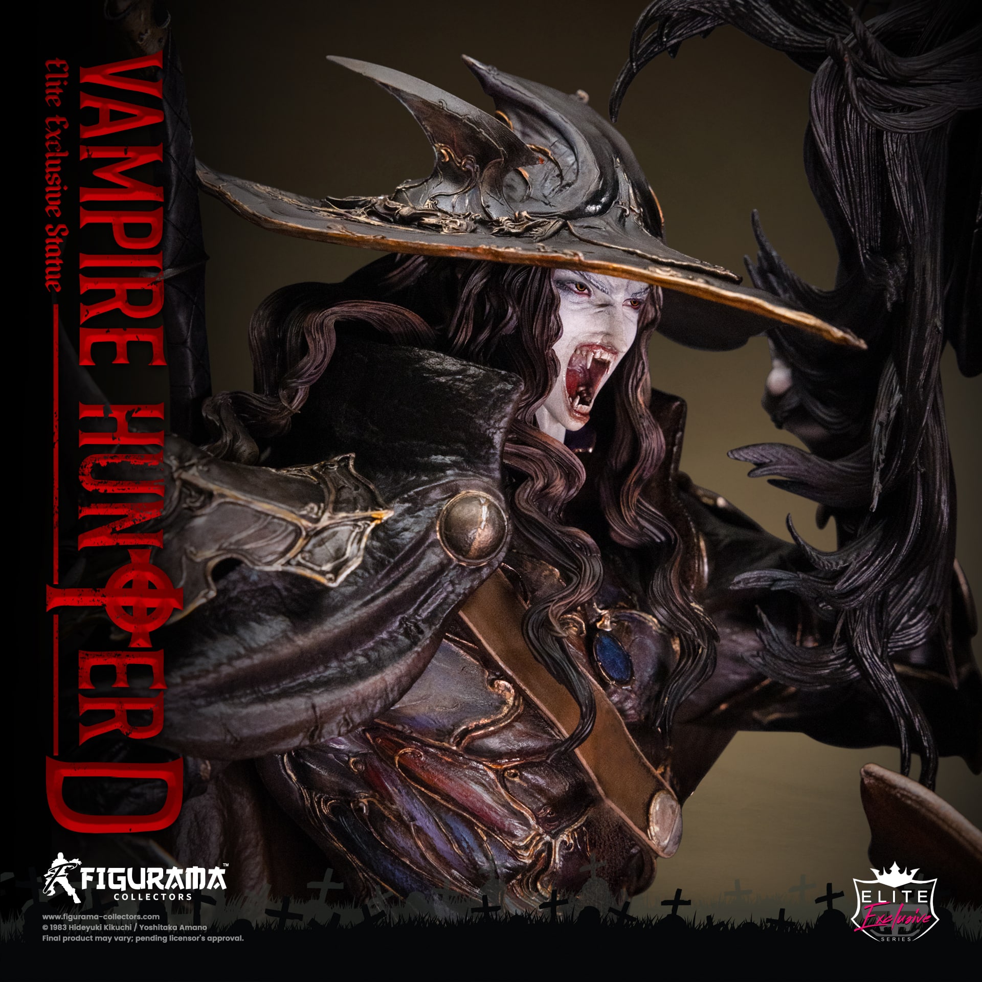 Vampire Hunter D Statue Diorama Elite Exclusive