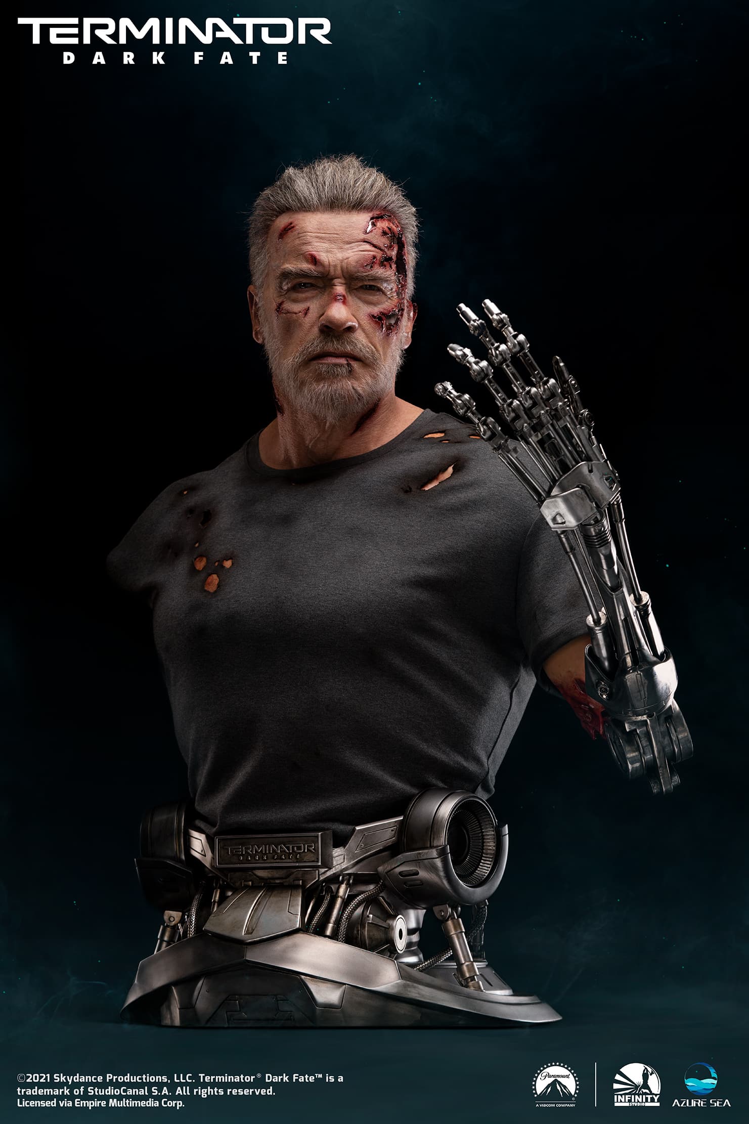 Infinity Studio Terminator Dark Fate T-800 Life-Size Bust