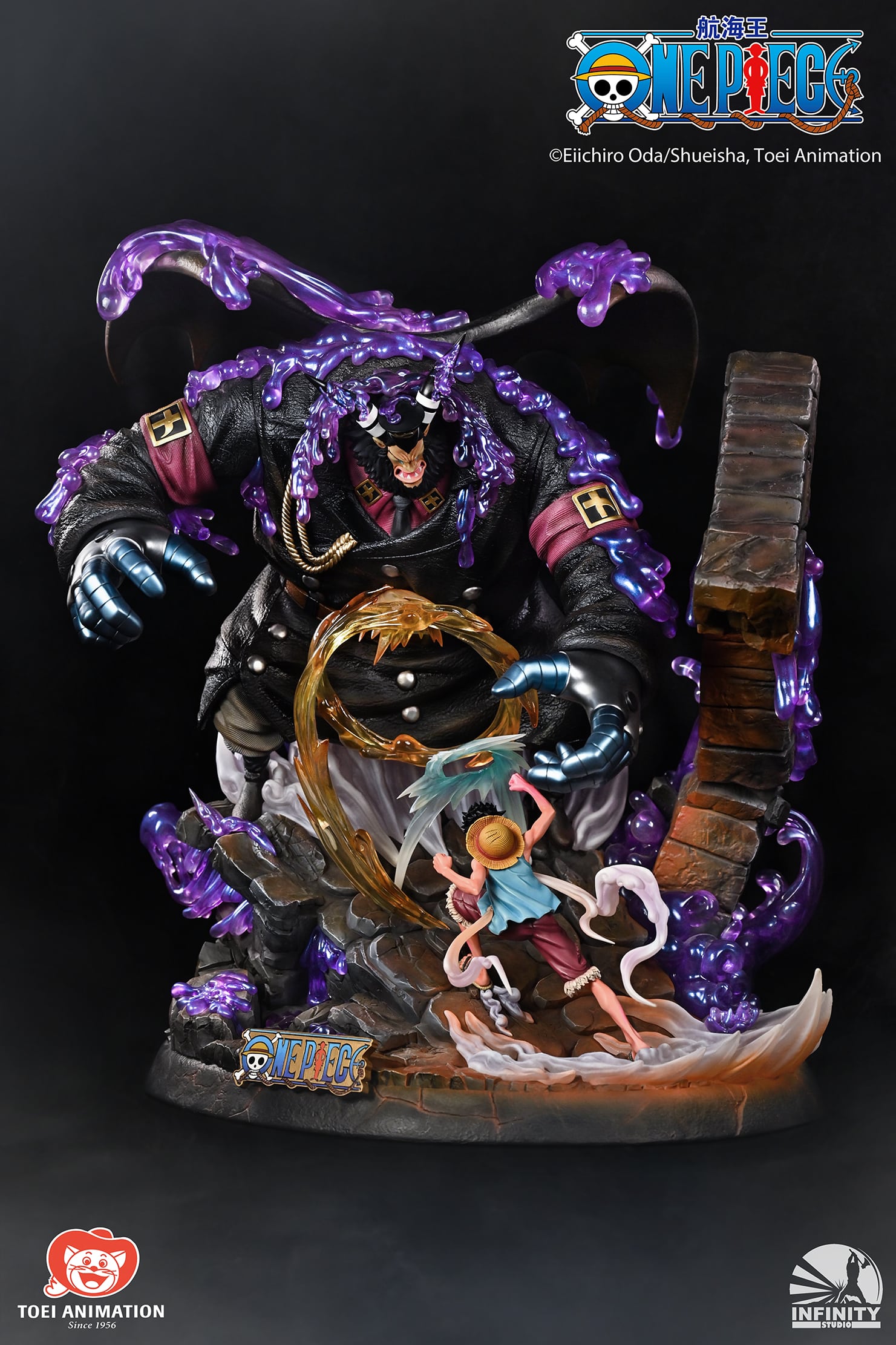 Infinity Studio One Piece Luffy vs Magellan Statue Impel Down