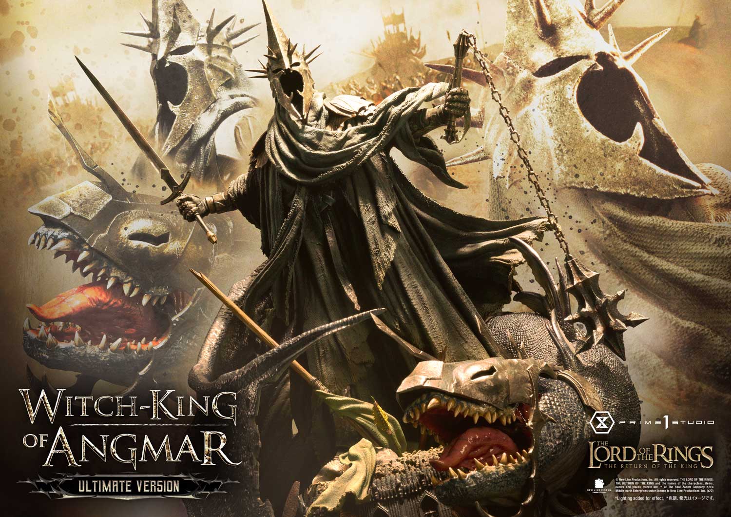 Prime 1 Studio Witch-King Of Angmar Statue The Lord Of The Rings Limited Collectible