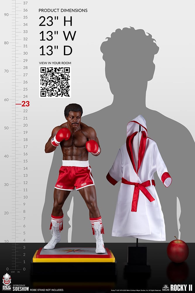 apollo creed scale statue rocky edition rocky gallery e b dd a