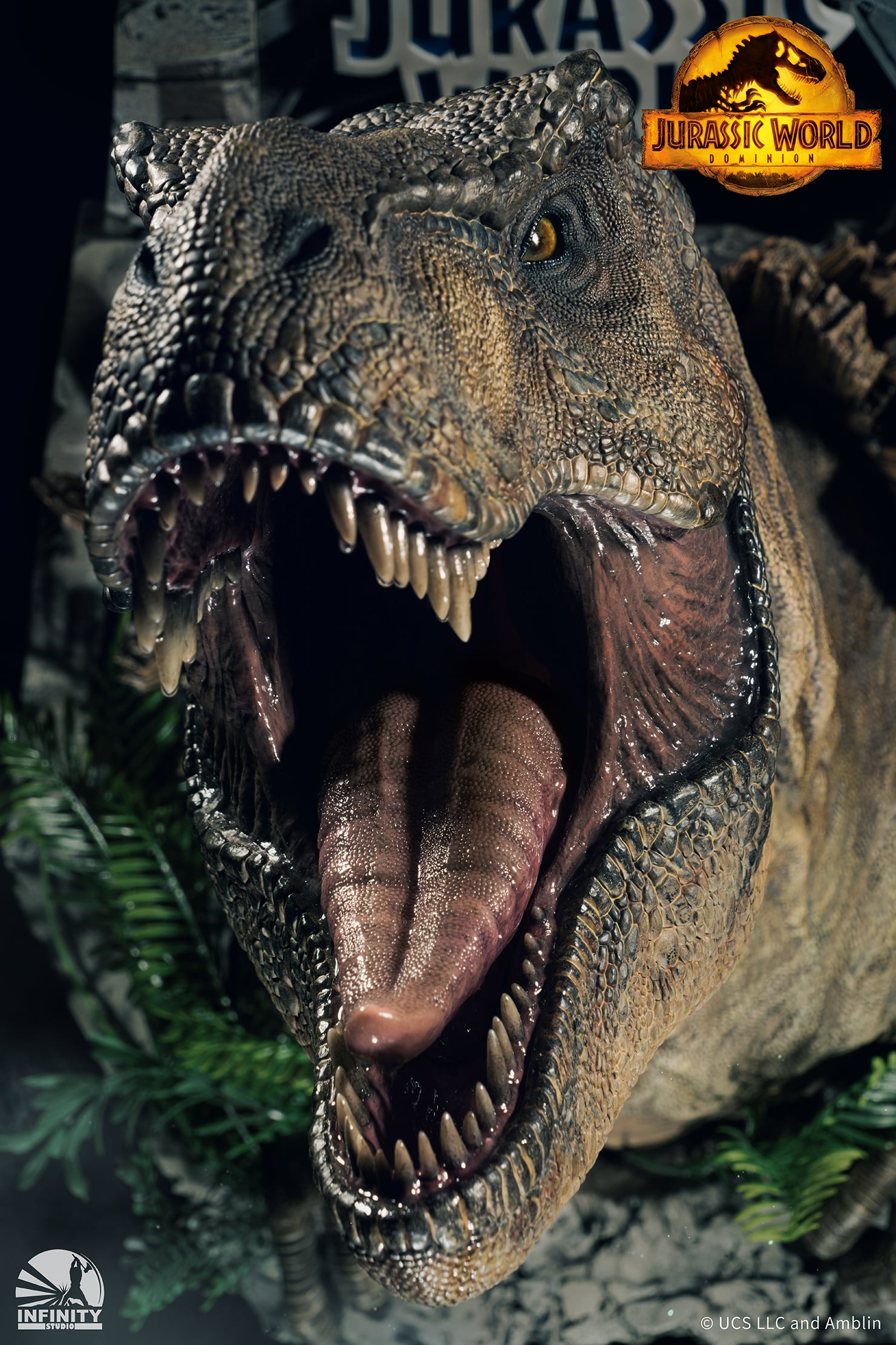 Jurassic World Dominion Tyrannosaurus Rex Wall-Mounted Bust Jurassic World Dominion Tyrannosaurus Rex Wall-Mounted Bust