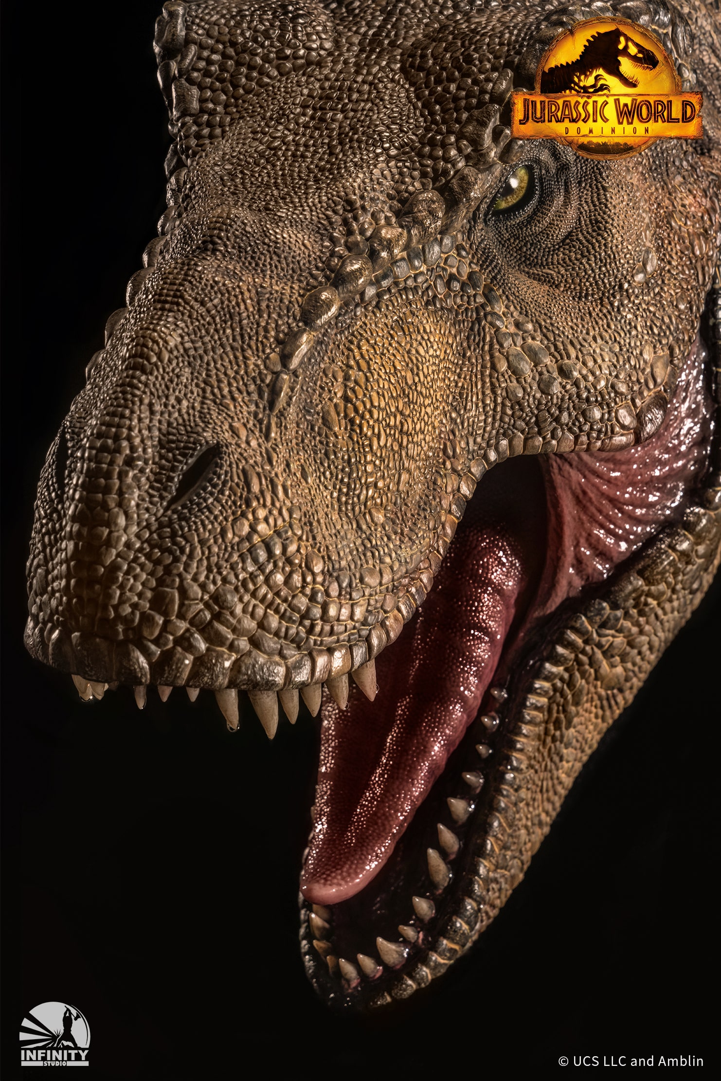 Jurassic World Dominion Tyrannosaurus Rex Wall-Mounted Bust Jurassic World Dominion Tyrannosaurus Rex Wall-Mounted Bust