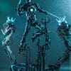 neon tech iron man with suit up gantry marvel gallery ab f