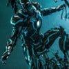 neon tech iron man with suit up gantry marvel gallery ab e ac