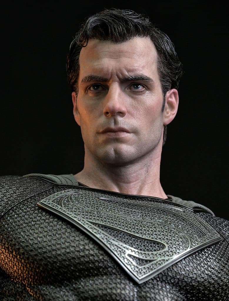 JND Superman Black Suit Statue