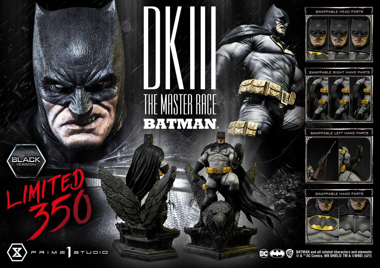 Prime 1 Studio Batman DKIII The Master Race Statue Black Variant