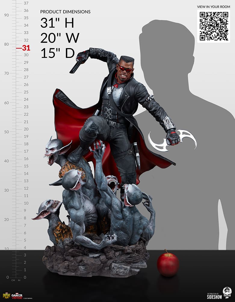 blade scale statue pcs marvel gallery d ad fb