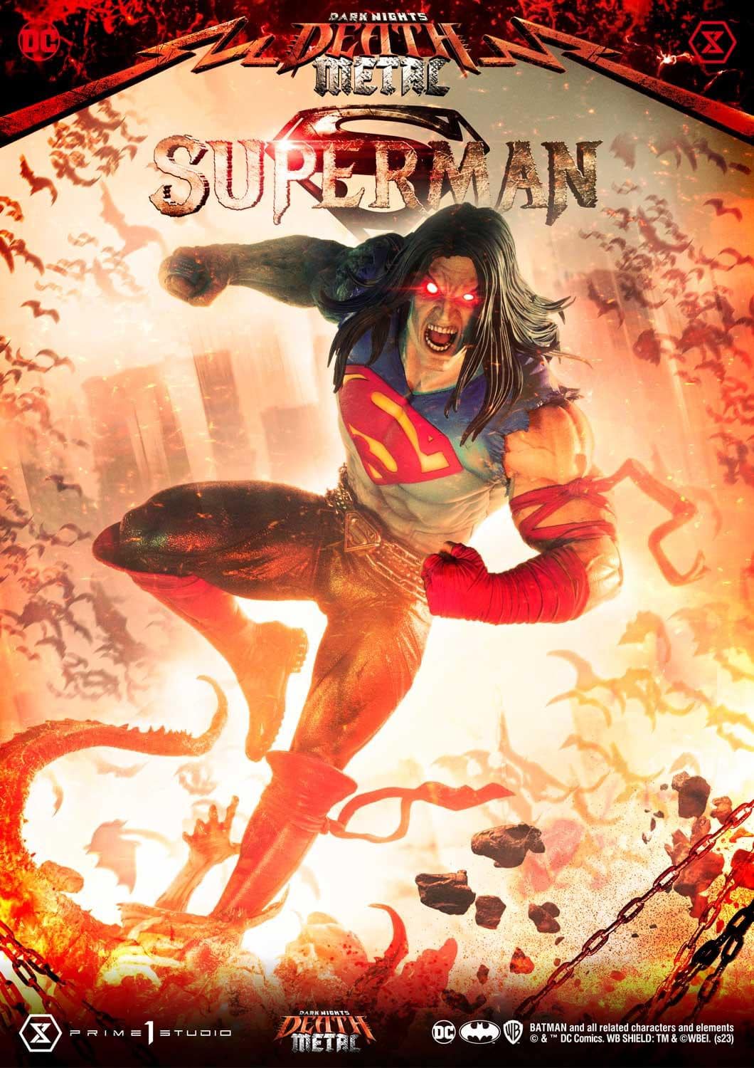 Dark Nights Death Metal Superman Statue