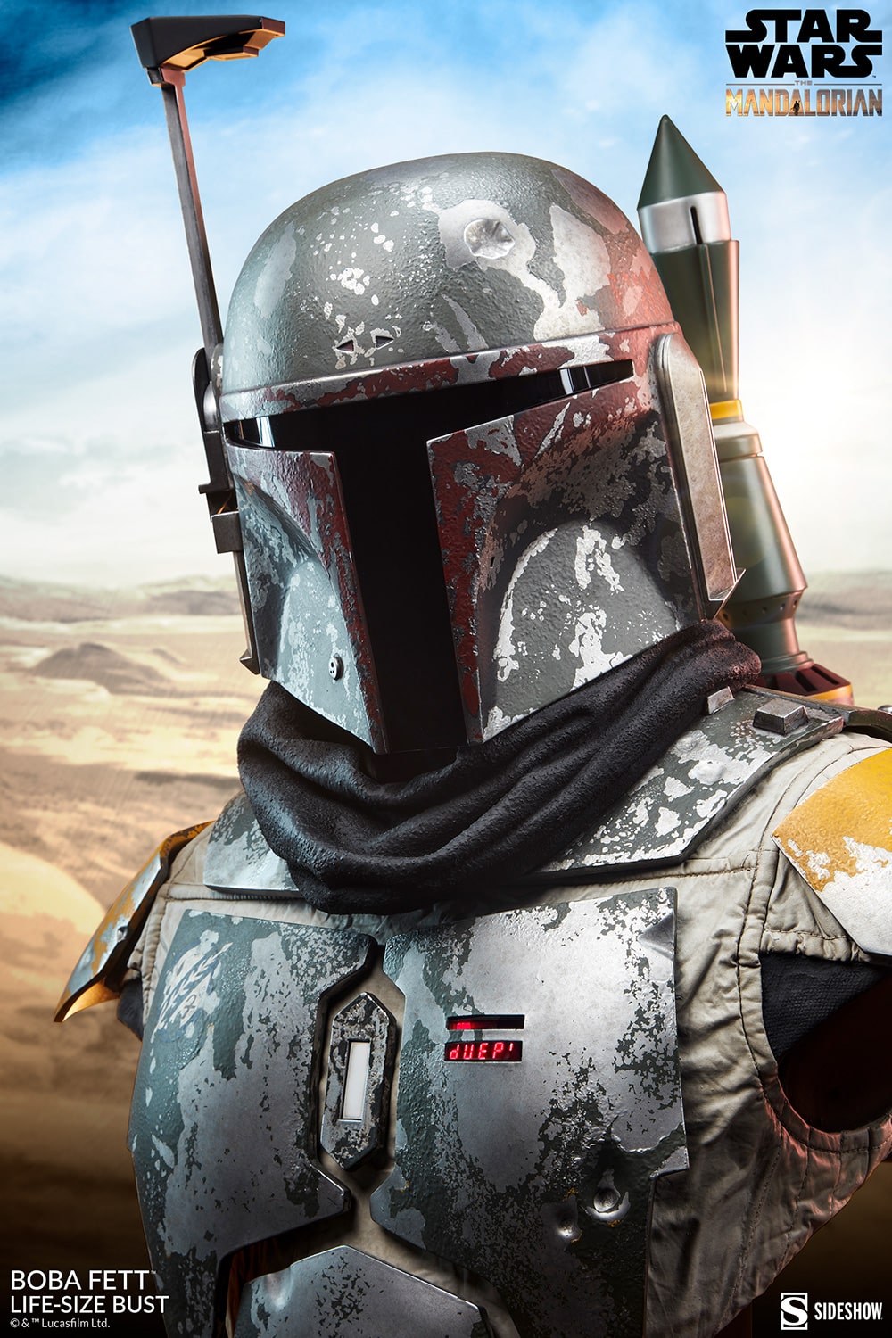 The Mandalorian Boba Fett Life-Size Bust
