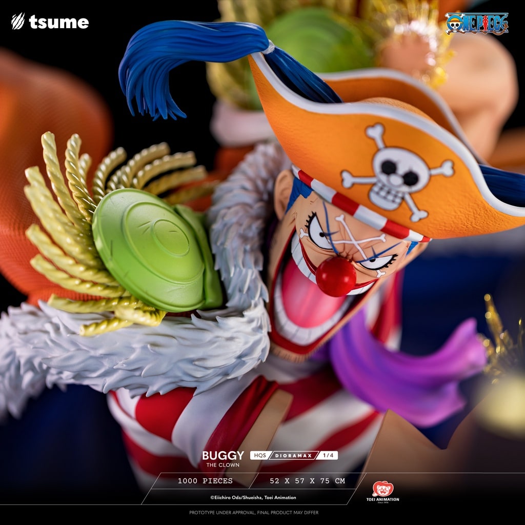 One Piece HQS Dioramax Buggy the Clown Statue